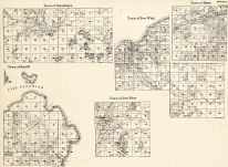 Bayfield County - Namekagon, Port Wing, Eileen, Russell, Iron River, Wisconsin State Atlas 1930c
